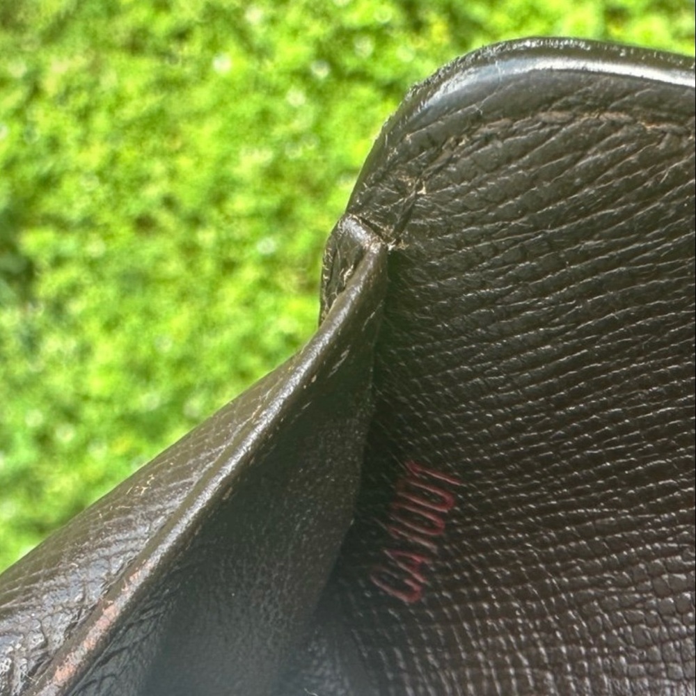❌SOLD❌ Louis Vuitton Damier Ebene Compact Snap Wallet & Zipper Coin Pouch - Picture 10 of 12